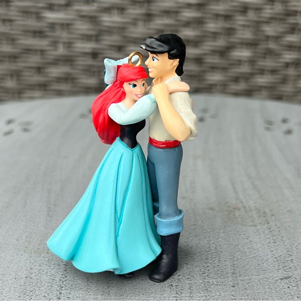 Disney Ariel and prince Christmas ornament, about 2003 from Disney World Florida